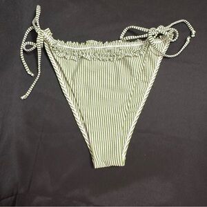 Striped Green Bikini Bottom